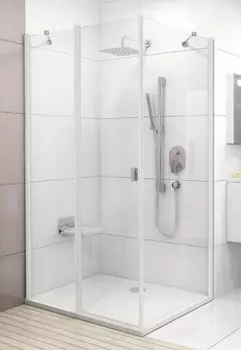 Душевой уголок Ravak CRV2-100+CPS Transparent, профиль белый