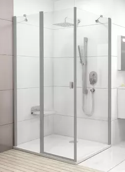 Душевой уголок Ravak CRV2-110+CPS Transparent, профиль сатин