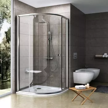 Душевой уголок Ravak PSKK3-100 Transparent, профиль сатин 376AAU00Z1