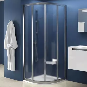 Душевой уголок Ravak SKCP4-80 Grape, профиль сатин 31140U00ZG