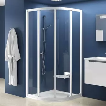 Душевой уголок Ravak SKCP4-90 Transparent, профиль белый 31170100Z1
