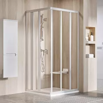 Душевой уголок Ravak Supernova ASRV3-75 Transparent, профиль сатин