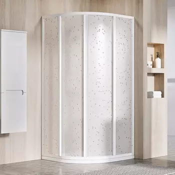 Душевой уголок Ravak Supernova SKCP4-80 195 Pearl, профиль белый 3114O10211