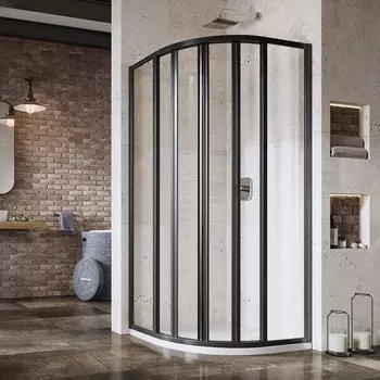 Душевой уголок Ravak Supernova SKKP6-80 195 Transparent, профиль черный 3204O302Z1