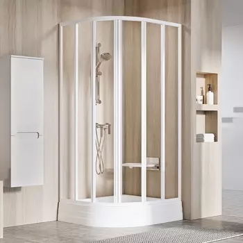 Душевой уголок Ravak Supernova SKKP6-90 195 Transparent, профиль белый 3207O102Z1