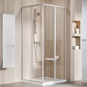 Душевой уголок Ravak Supernova SRV2-80 195 S Transparent, профиль сатин