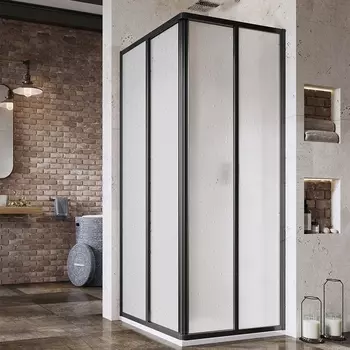 Душевой уголок Ravak Supernova SRV2-80 195 S Pearl, профиль черный