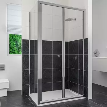Душевой уголок RGW Classic CL-41 (860-910)x700x1850 профиль хром, стекло чистое 04094197-11