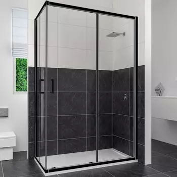 Душевой уголок RGW Classic CL-44-B (885-900)x(1185-1200)x1850, профиль черный 32094492-14