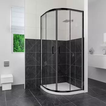 Душевой уголок RGW Classic CL-54B 1000x1000x1850 профиль черный, стекло прозрачное 32095400-14