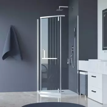 Душевой уголок RGW Hotel HO-081 100x100x195 см, профиль хром, стекло прозрачное 350608100-11