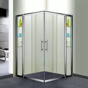 Душевой уголок RGW Hotel HO-312 130x130 см с полками 030631233-11