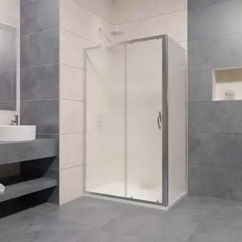 Душевой уголок RGW Passage PA-016+80 см 130x80x195 профиль хром, стекло матовое 35087638-21