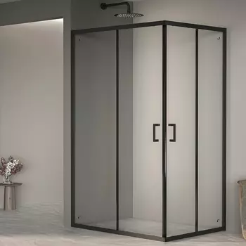 Душевой уголок RGW Passage PA-040B, 1000x800x1950, профиль черный 3508104080-14