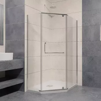 Душевой уголок RGW Passage PA-091 120х100, профиль хром, стекло прозрачное 35089102-11