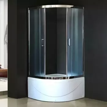 Душевой уголок Royal Bath RB 100BK-C-CH с поддоном RB100BK-C-CH