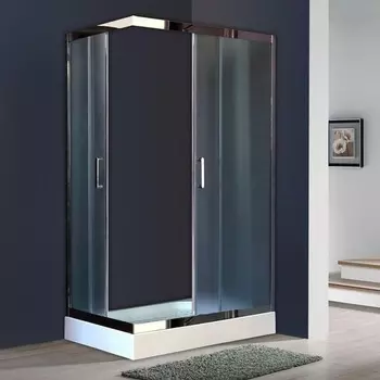 Душевой уголок Royal Bath RB 8120HP-C-СН R, с поддоном RB8120HP-C-CH-R