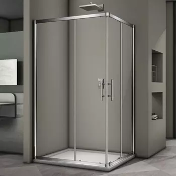 Душевой уголок Veconi Rovigo 120х80х190 профиль хром, стекло прозрачное RV30-12080PR-01-19C3
