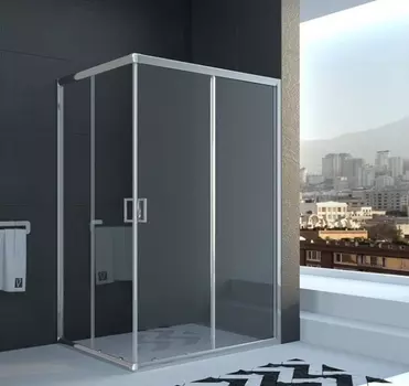 Душевой уголок Veconi Rovigo 120х80х195 профиль хром, стекло прозрачное RV10-12080-01-C5