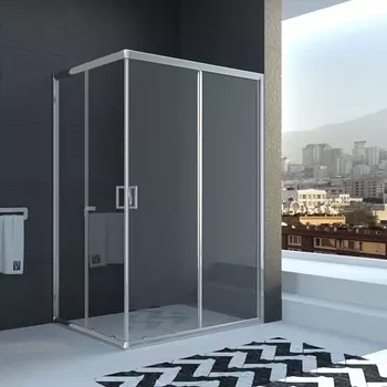 Душевой уголок Veconi Rovigo 120x90х195 профиль хром, стекло прозрачное RV10-12090-01-C5