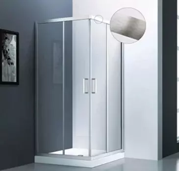 Душевой уголок Veconi Rovigo 80х80х195 профиль хром, стекло прозрачное RV83-80-01-C5