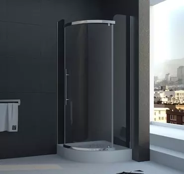 Душевой уголок Veconi Rovigo 90x90х195 профиль хром, стекло прозрачное RV06-90PL-01-19C1