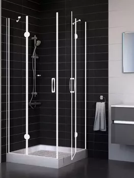 Душевой уголок Vegas Glass AFA 0080 01 01 стекло прозрачное, 80x80 AFA 080 01 01