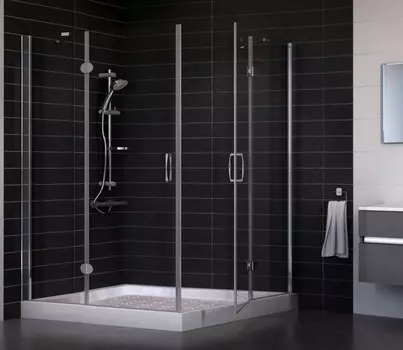 Душевой уголок Vegas Glass AFA 0110 07 01 стекло прозрачное, 110x110 AFA 110 07 01