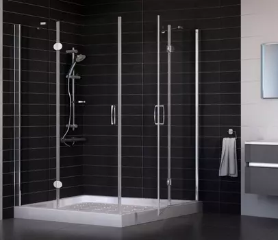 Душевой уголок Vegas Glass AFA 0110 08 01 стекло прозрачное, 110x110 AFA 110 08 01