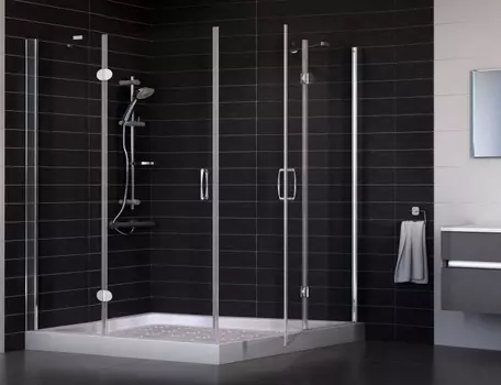 Душевой уголок Vegas Glass AFA 0120 08 01 стекло прозрачное, 120x120 AFA 120 08 01