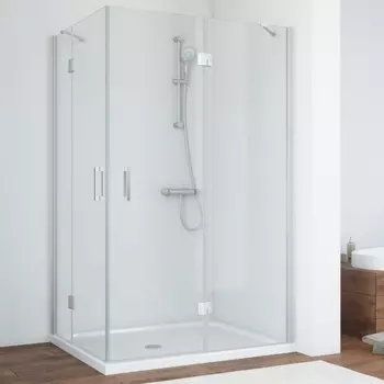 Душевой уголок Vegas Glass AFA-F 120*80 07 01 R профиль матовый хром, стекло прозрачное