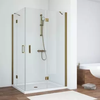 Душевой уголок Vegas Glass AFA-F TUR NOVO h1890 90*80 05 01 R профиль бронза, стекло прозрачное