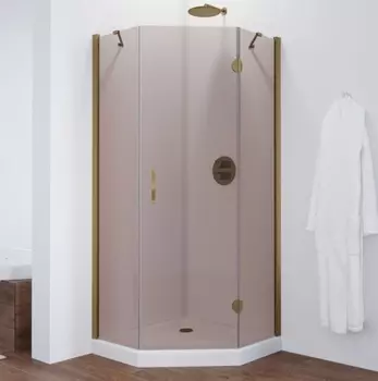 Душевой уголок Vegas Glass AFA-Pen 0090 05 05 R профиль бронза, стекло бронза AFA-Pen 90 05 05 R