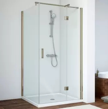 Душевой уголок Vegas Glass AFP-Fis 0090 05 01 R профиль бронза, стекло прозрачное AFP-Fis 90 05 01 R