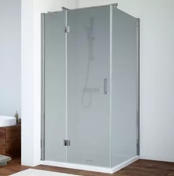 Душевой уголок Vegas Glass AFP-Fis 0090 07 10 L профиль матовый хром, стекло сатин AFP-Fis 90 07 10 L