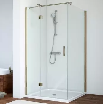 Душевой уголок Vegas Glass AFP-Fis 0100 05 01 L профиль бронза, стекло прозрачное AFP-Fis 100 05 01 L