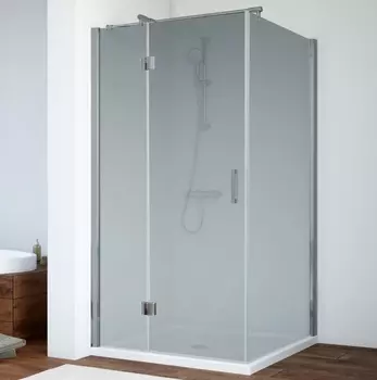 Душевой уголок Vegas Glass AFP-Fis 0100 07 10 L профиль матовый хром, стекло сатин AFP-Fis 100 07 10 L