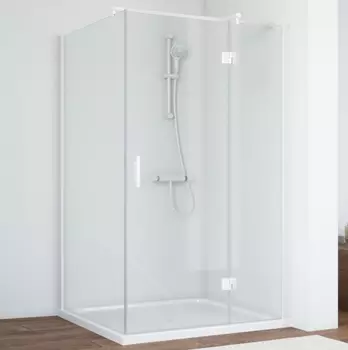 Душевой уголок Vegas Glass AFP-Fis 120*90 01 01 R профиль белый, стекло прозрачное
