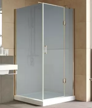Душевой уголок Vegas Glass AFP-Fis Lux 0100 05 10 R профиль бронза, стекло сатин