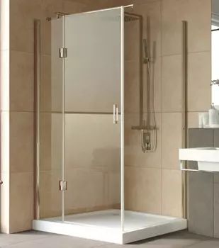 Душевой уголок Vegas Glass AFP-Fis Lux 120*100 05 01 L профиль бронза, стекло прозрачное