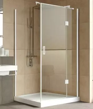 Душевой уголок Vegas Glass AFP-Fis Lux 120*90 01 01 R профиль белый, стекло прозрачное