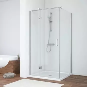 Душевой уголок Vegas Glass AFP-Fis TUR NOVO h1890 80*70 08 01 L профиль глянцевый хром, стекло прозрачное