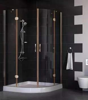 Душевой уголок Vegas Glass AFS 0110 05 01 стекло прозрачное, 110x110 AFS 110 05 01