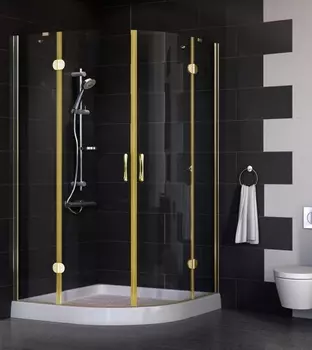 Душевой уголок Vegas Glass AFS 0110 09 01 стекло прозрачное, 110x110