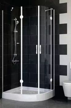 Душевой уголок Vegas Glass AFS-F 100*90 01 01 L стекло прозрачное, 100x90