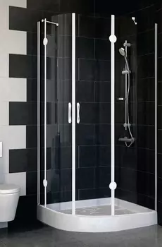 Душевой уголок Vegas Glass AFS-F 100*90 01 01 R стекло прозрачное, 100x90