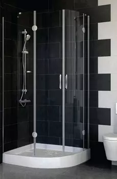 Душевой уголок Vegas Glass AFS-F 100*90 07 01 L стекло прозрачное, 100x90