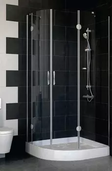 Душевой уголок Vegas Glass AFS-F 100*90 07 01 R стекло прозрачное, 100x90