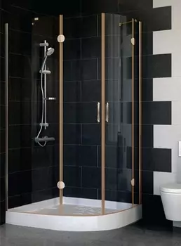 Душевой уголок Vegas Glass AFS-F 110*100 05 01 L стекло прозрачное, 110x100