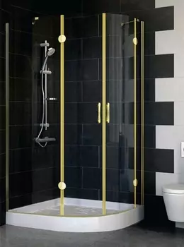 Душевой уголок Vegas Glass AFS-F 110*100 09 01 L стекло прозрачное, 110x100